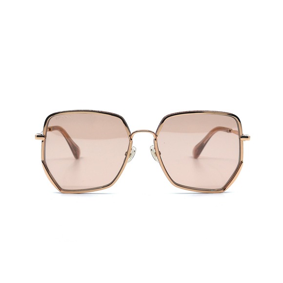 JIMMY CHOO ALINE/S EYR ROSE GOLD NUDE AUTHENTIC SUNGLASSES - Picture 3 of 13